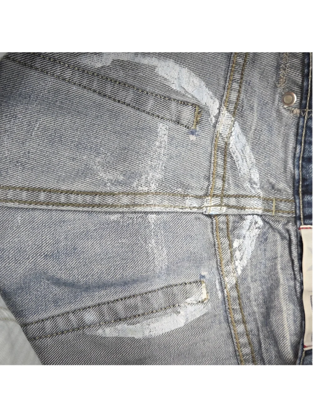 Vintage Converse One Star Men’s Jeans 34x34 Distressed Straight Leg